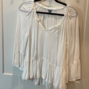 Aerie Cream Blouse